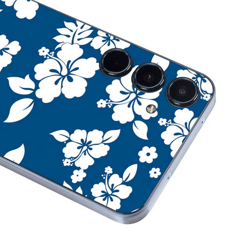 Blue and White Galaxy A35 5G Skin